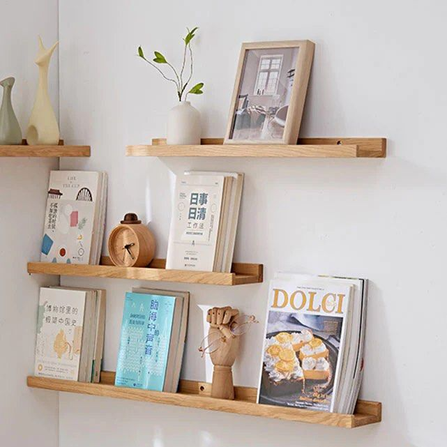 BAILEY Solid Wood Wall Shelves