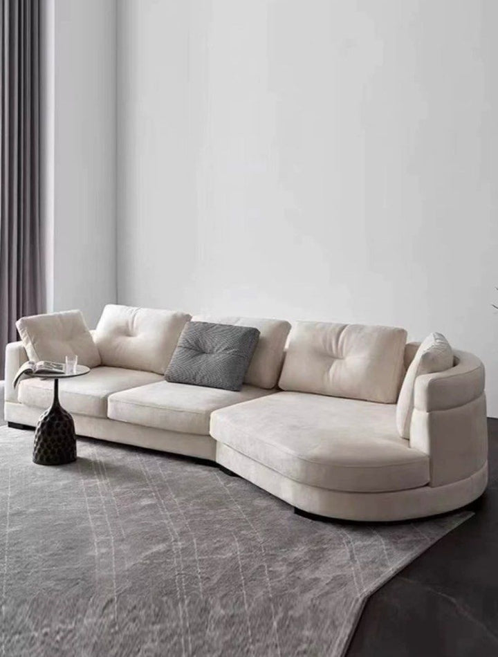 LOUI Modern Round Chaise Sofa