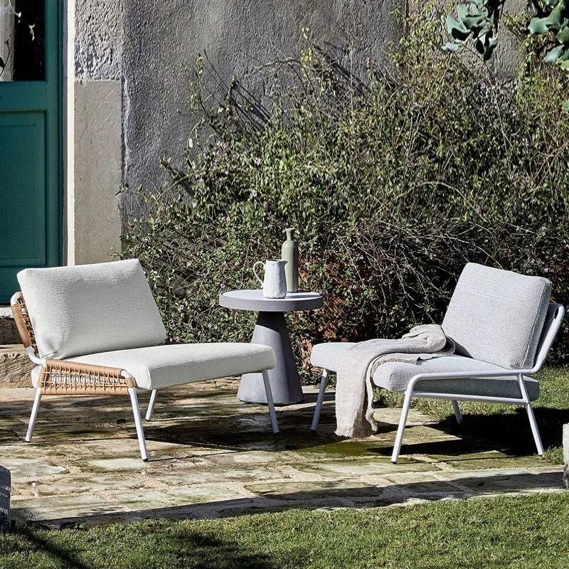 KENNY Wood Outdoor Lounge Chair ex