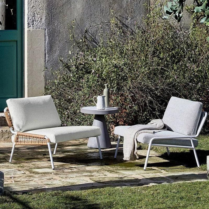 KENNY Wood Outdoor Lounge Chair ex