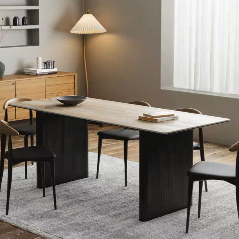 EVANS Modern Sintered Stone Dining Table & Chairs