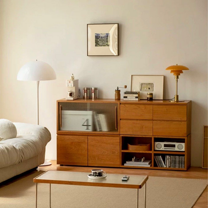 SABLEVIEW Stackable Solid Wood Modular Storage