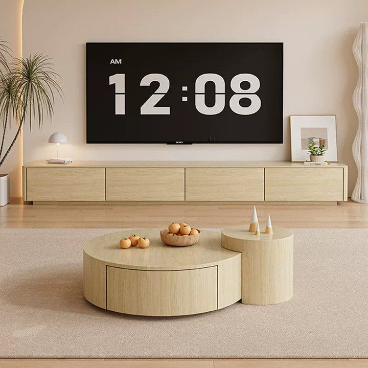 KELZO Japandi TV Console & Coffee Table