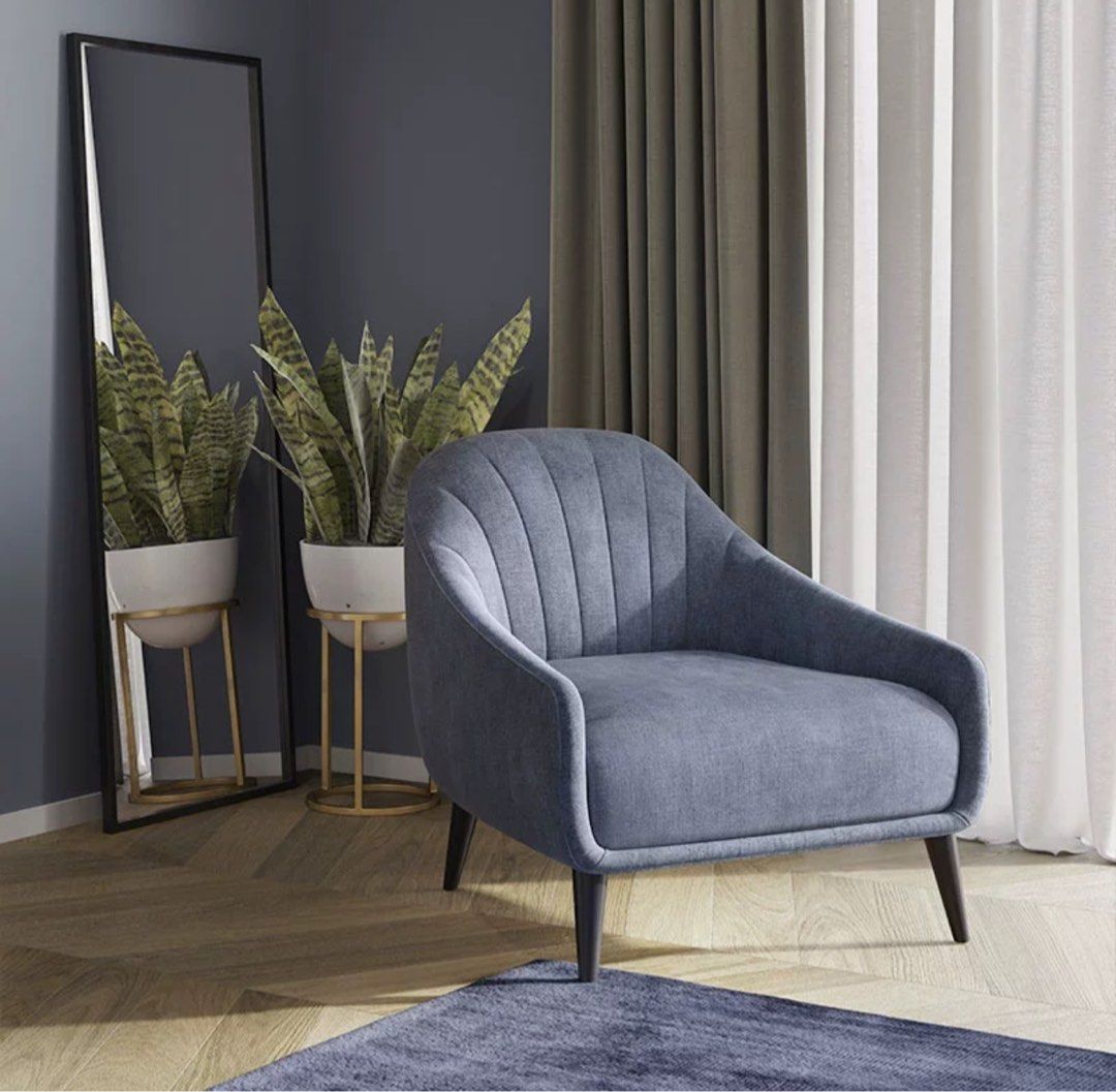 HARMONY Modern Fabric Armchair