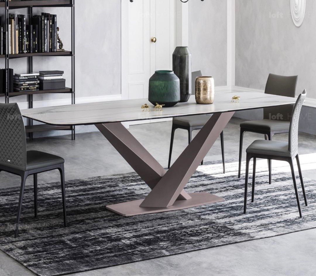 GALLAGHER Modern Sintered Stone Dining Table