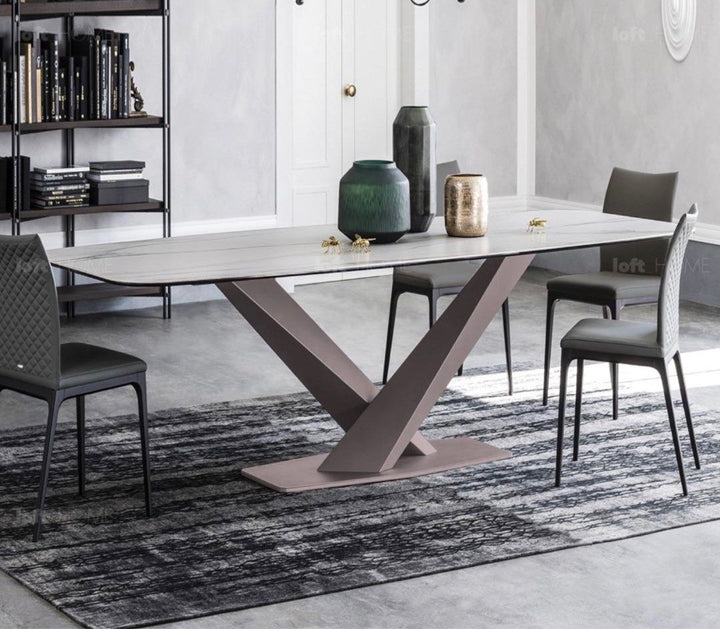 GALLAGHER Modern Sintered Stone Dining Table