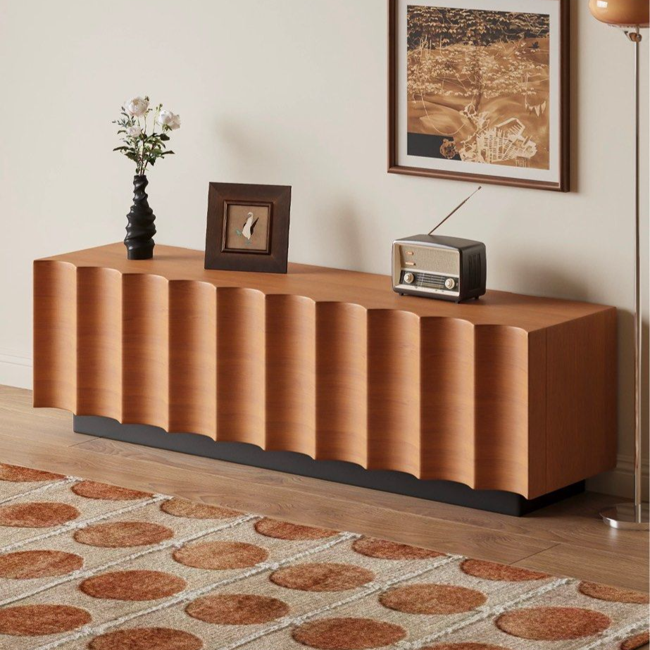 MAXIN Modern Solid Wood TV Console