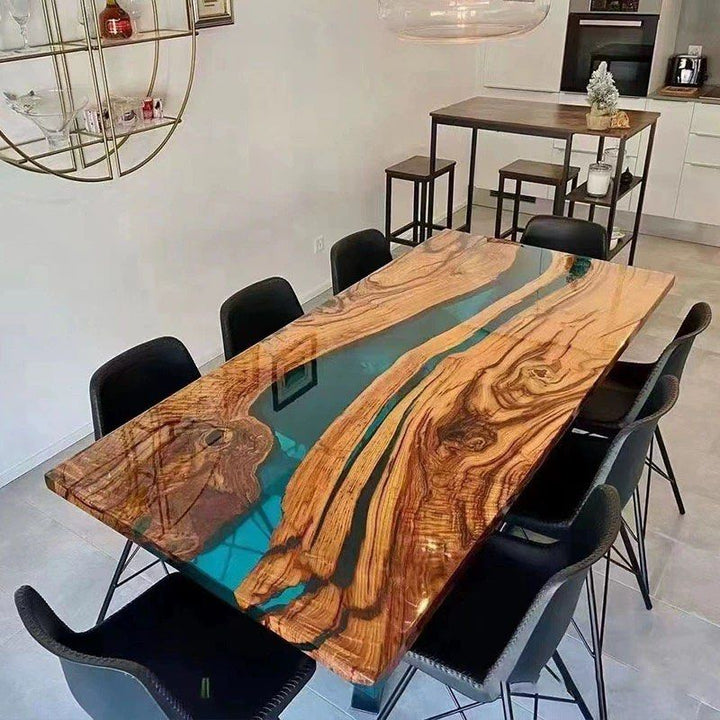 Modern Epoxy Dining Table Customisation