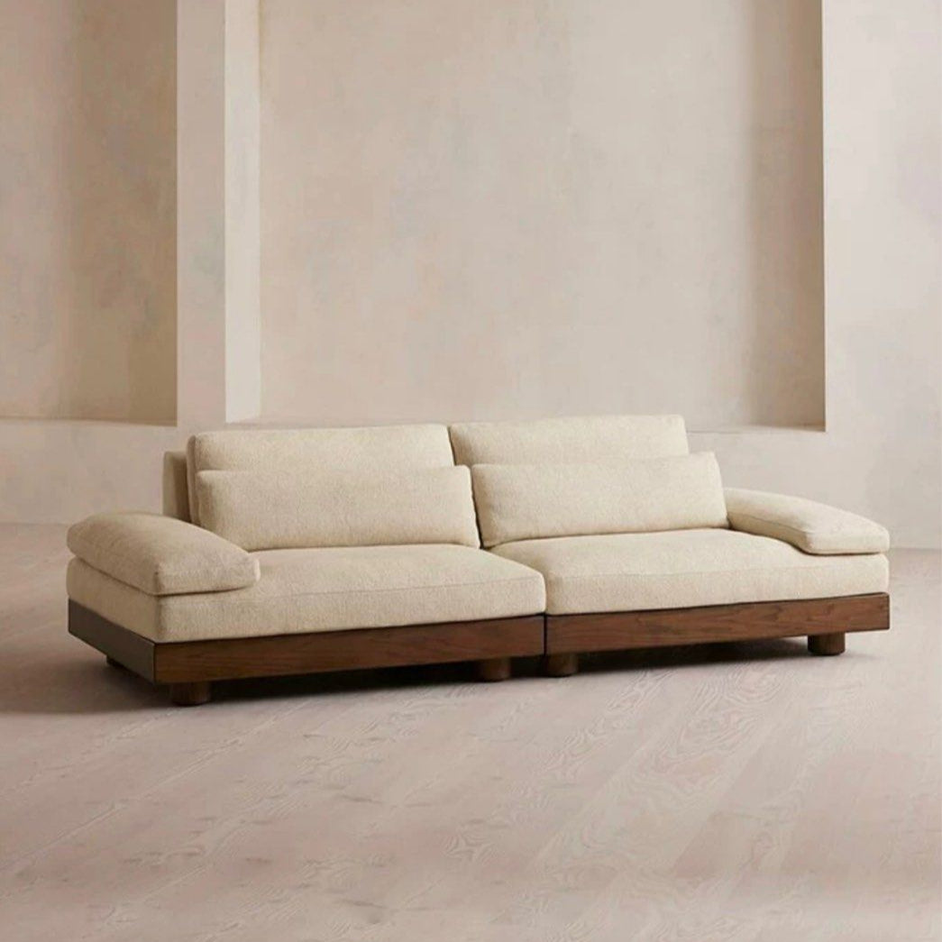 TRIUM Modern Textured Linen Sofa