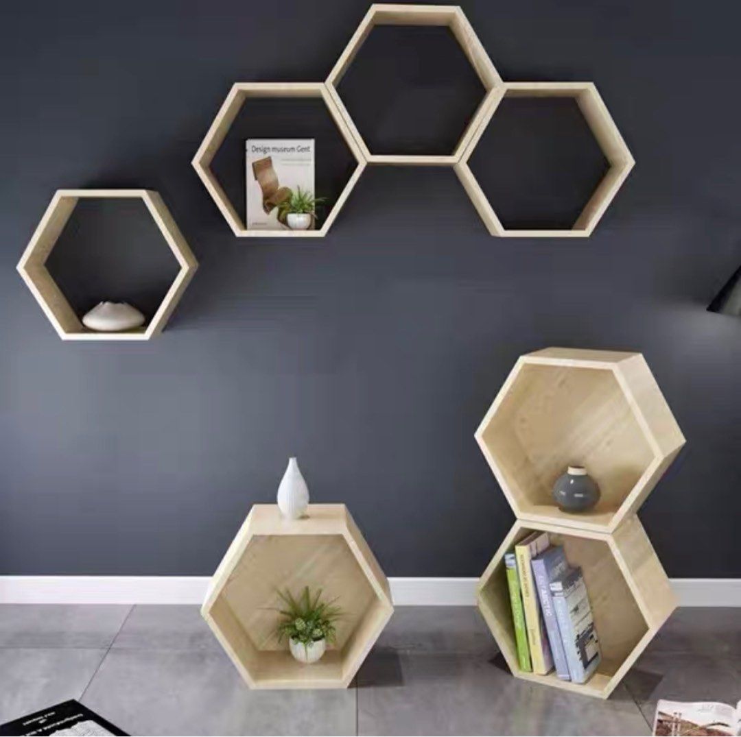 MADALENA Honeycomb Wall Display Shelf
