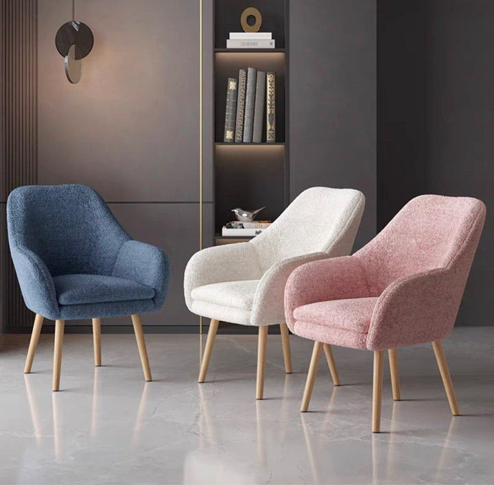 ROLIN Modern Boucle Dining Chair
