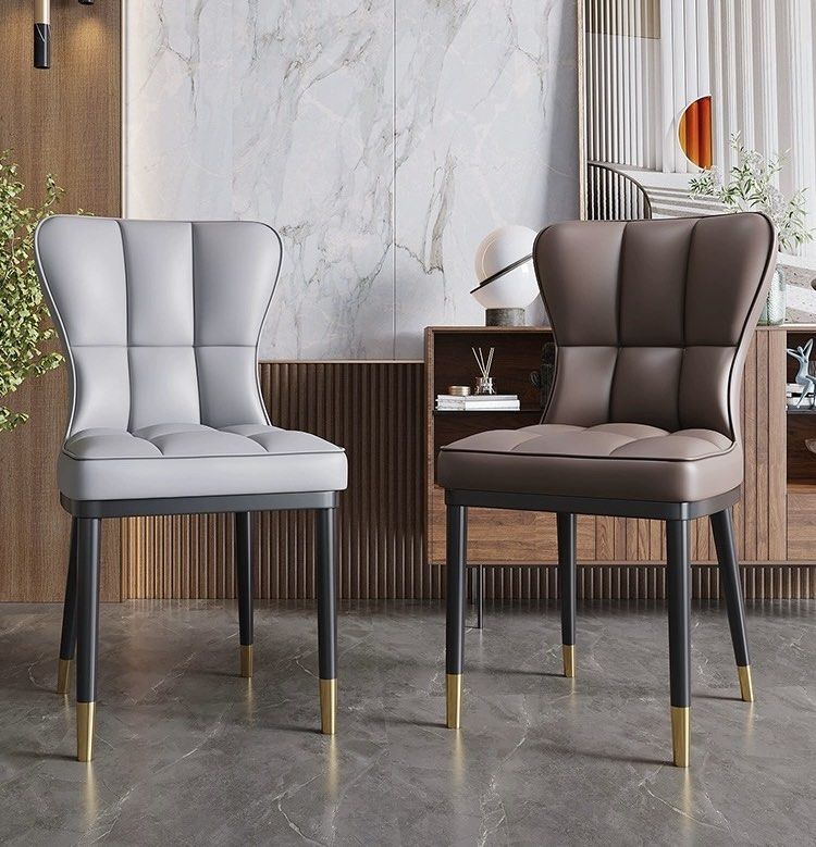 LUSSO Modern Leather Dining Chair