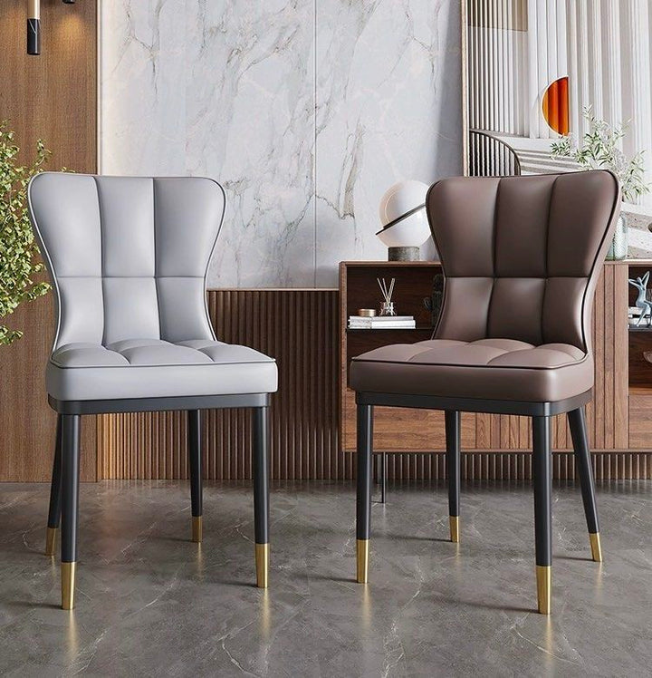 LUSSO Modern Leather Dining Chair