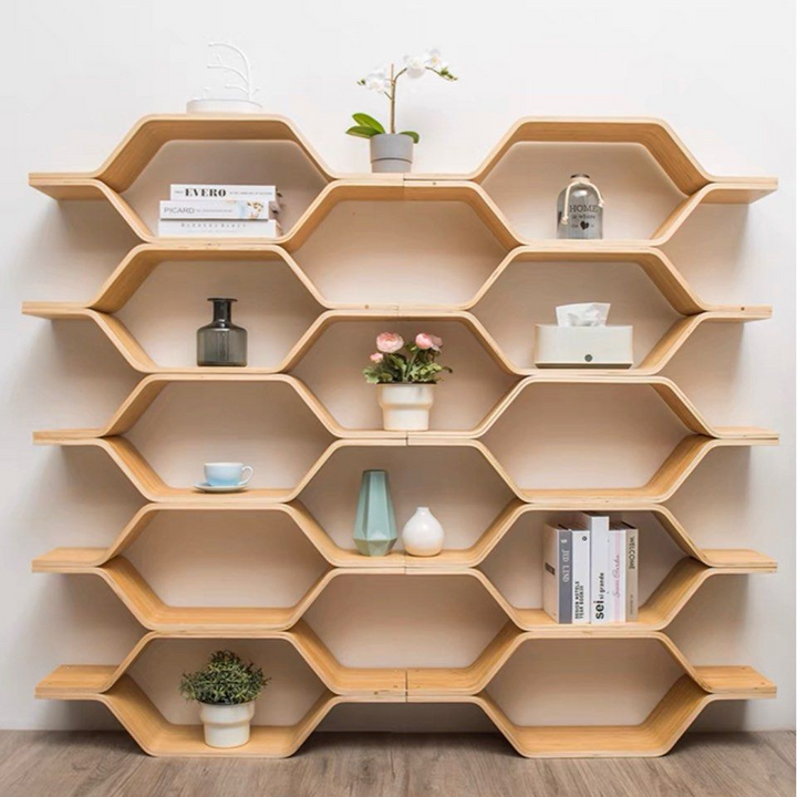 AMEY Modern Honeycomb Shelves