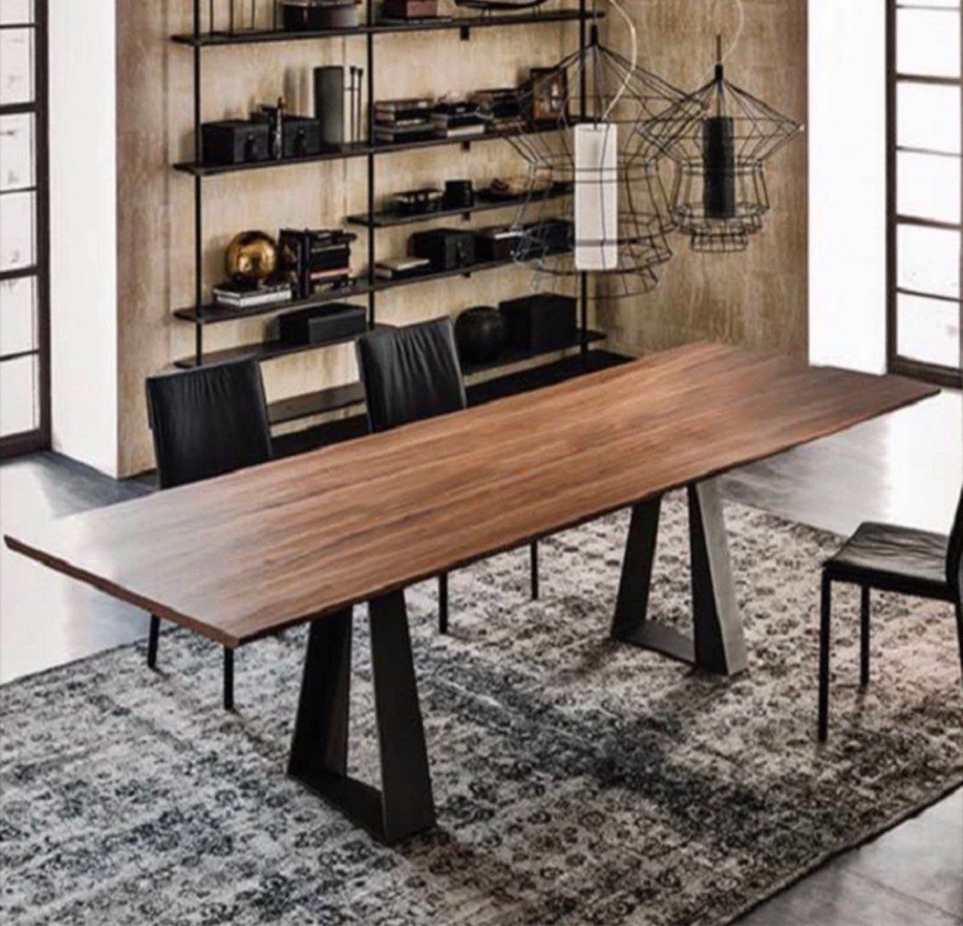 FONTANA Modern Solid Wood Dining/Office Table