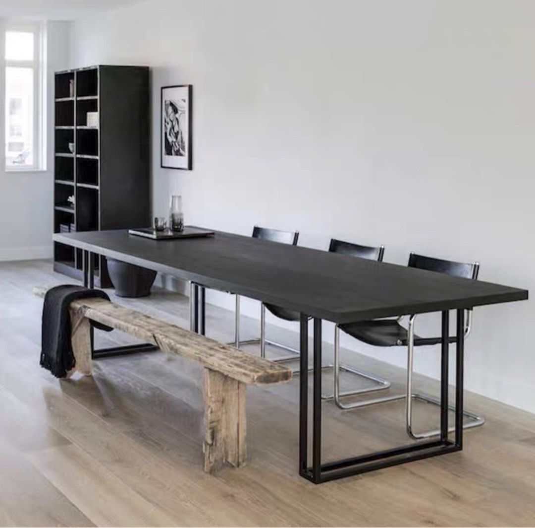 RUSSELL Modern Solid Wood Dining Table / Office Desk