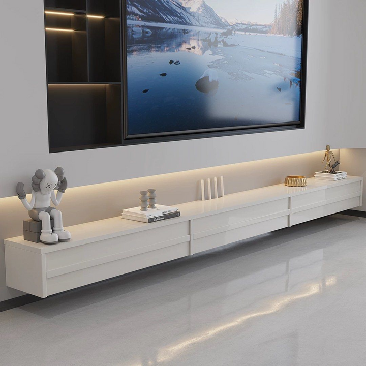 HYDRO Modern Solid Wood Floating TV Console