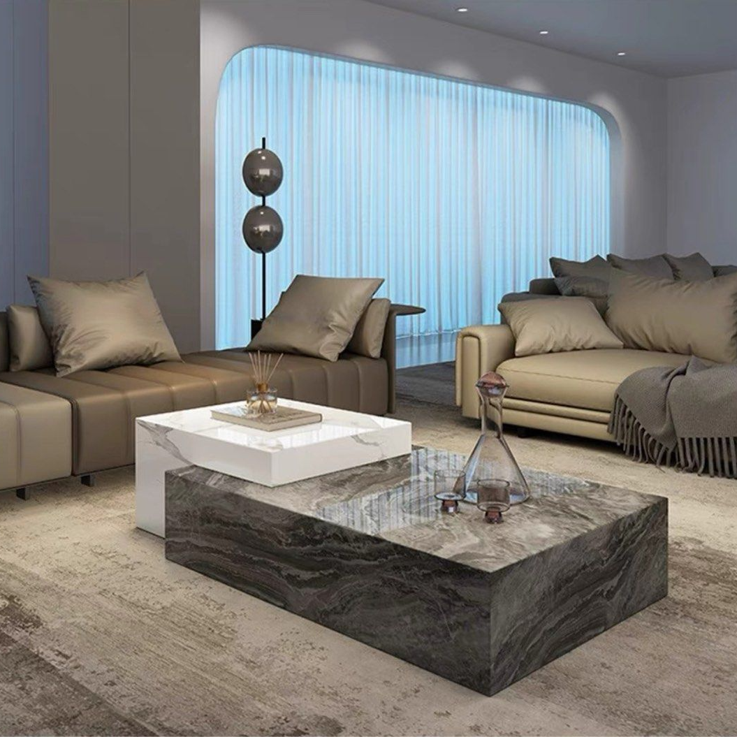 BASSETT Modern Marble Coffee Table