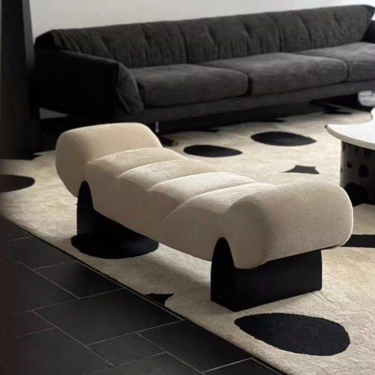 LEREN Modern Velvet Bench
