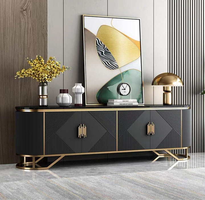 KAZIA Modern Sintered Stone TV Console