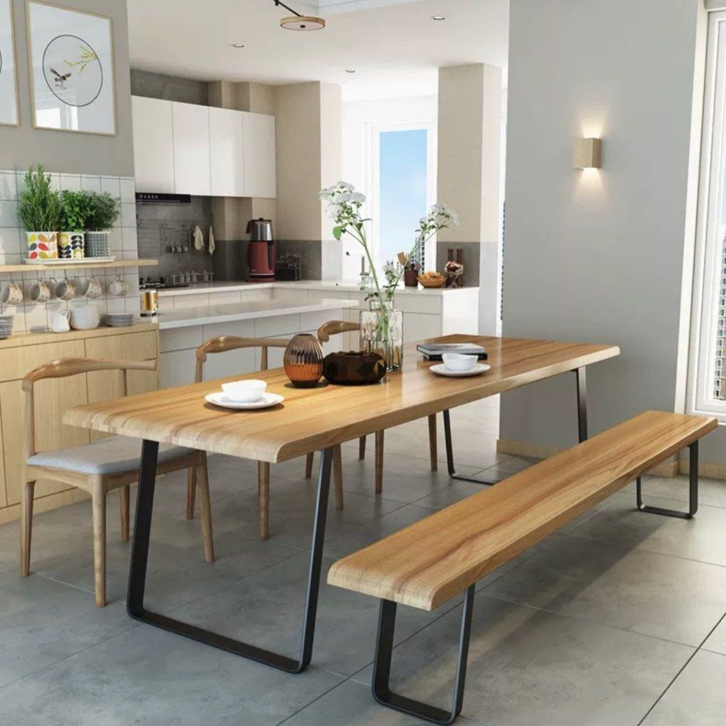 BRAD Modern Solid Wood Dining Table