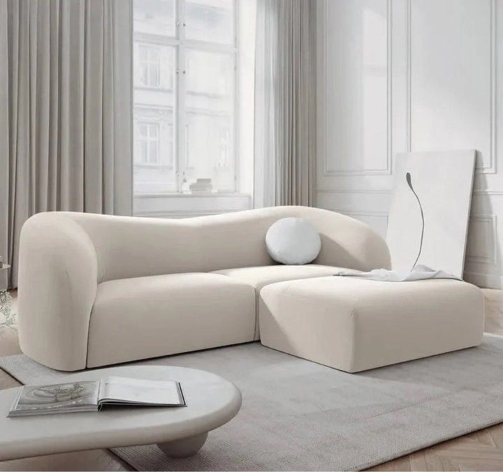 PEREZ Modern Scratch Resistant Curve Sofa