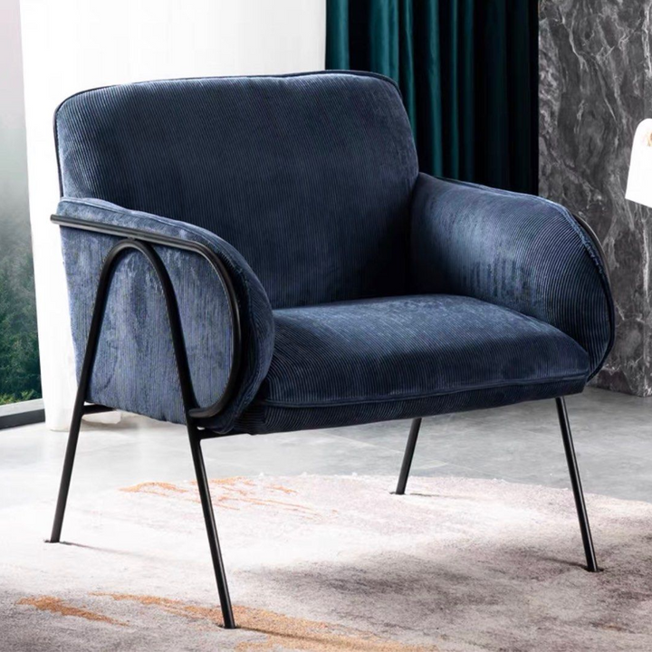 KAYLA Modern Velvet Lounge Chair
