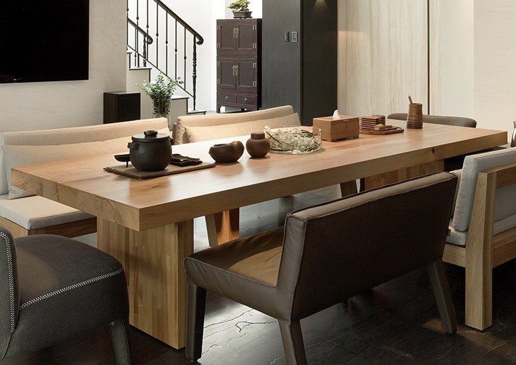 DIEGO Modern Wood Dining Table Set
