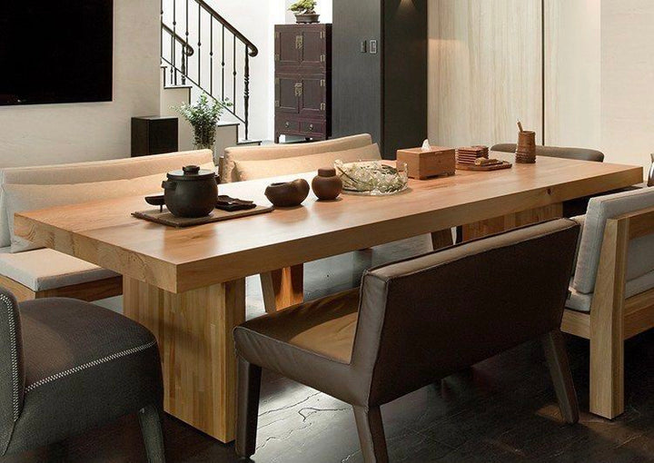 DIEGO Modern Wood Dining Table Set
