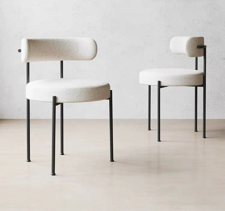 ELA Modern Boucle Dining Chair