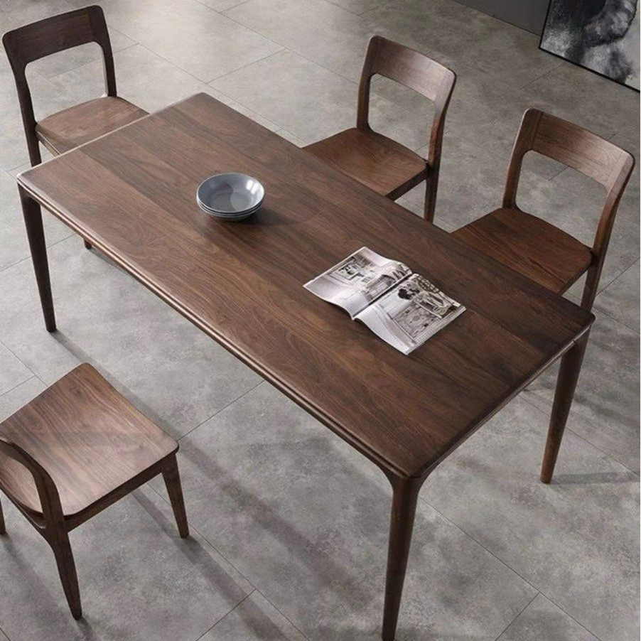 FURMAN Modern Black Walnut Dining Table