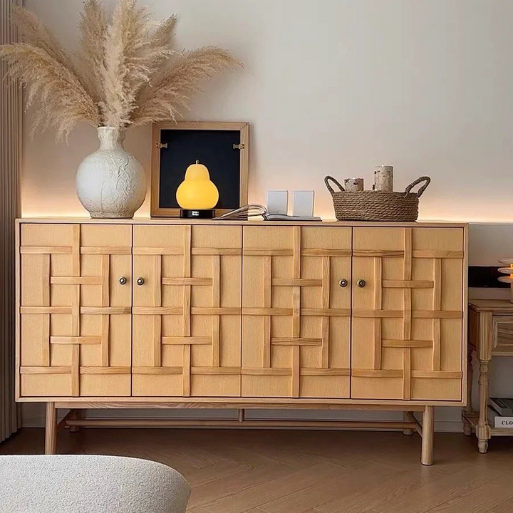 AOSSE Modern Solid Wood Sideboard