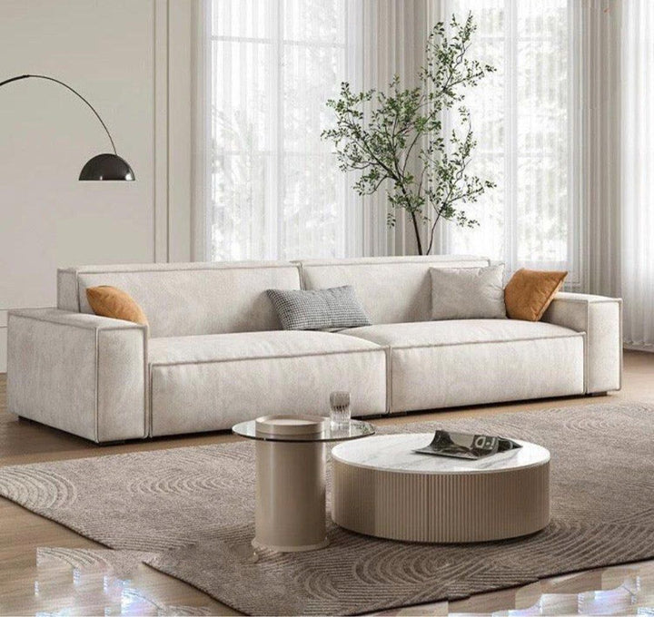 MERELLI Modern Leathaire Sofa