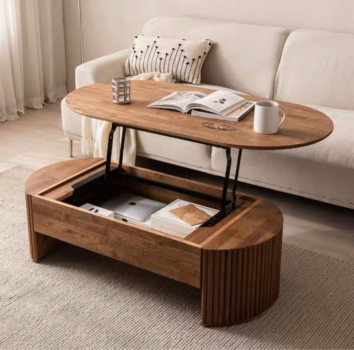 GAINZA Extendable Walnut Coffee Table