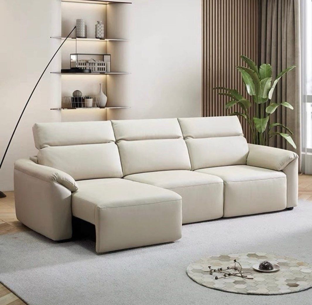 LERISCA Modern Electric Motorised Leather Sofa