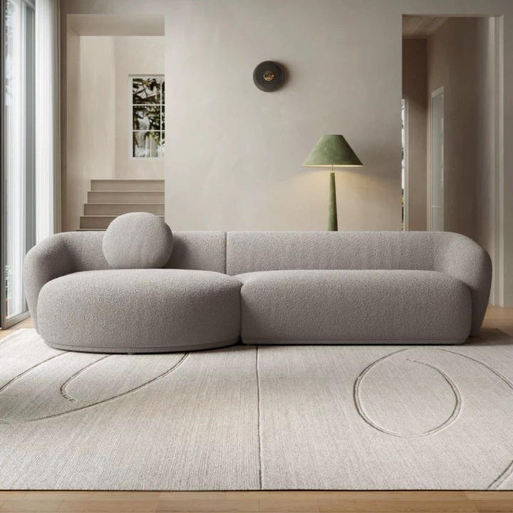 DELVORA Modern Boucle Sofa