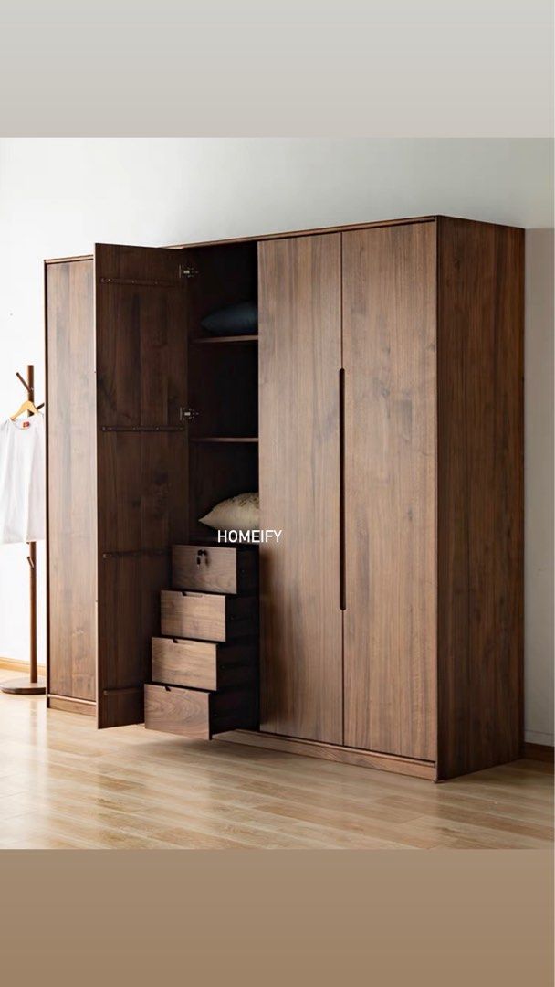 GALLIANA Modern Solid Wood Wardrobe