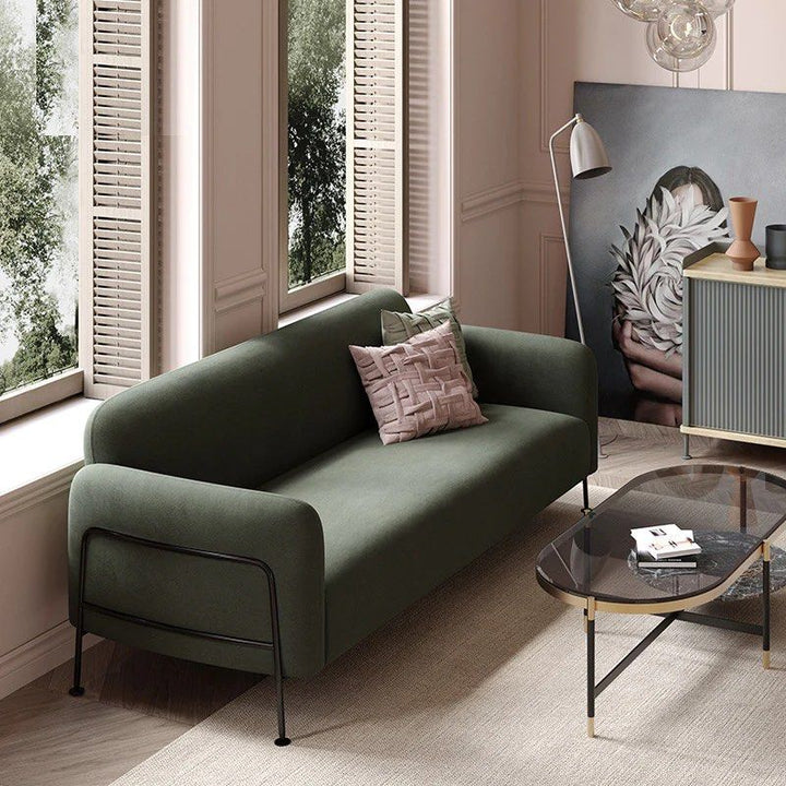VANDELLIA Round Arm Sofa