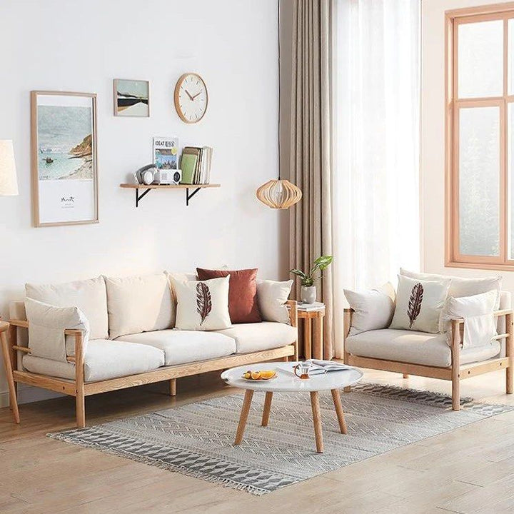 LORIANNE Wood Frame Sofa