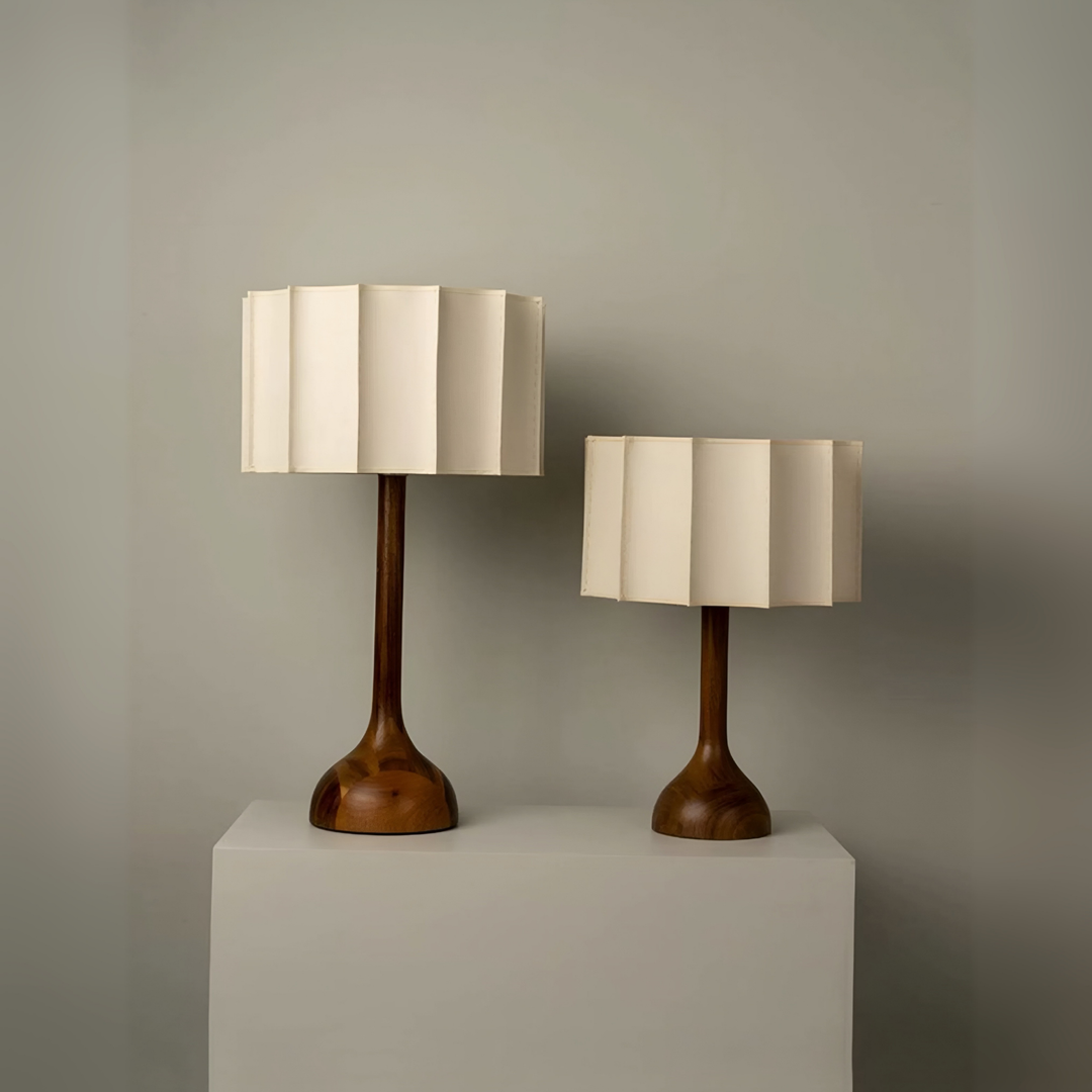 KAZU Japandi Solid Wood Lamp