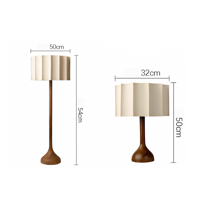 KAZU Japandi Solid Wood Lamp