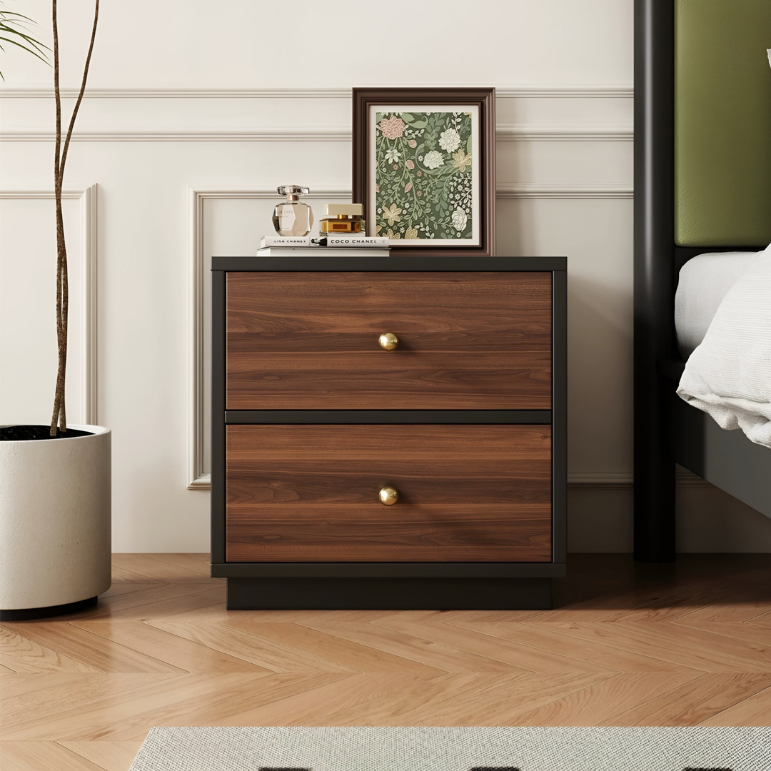 VINTARA Rustic Bedside Table