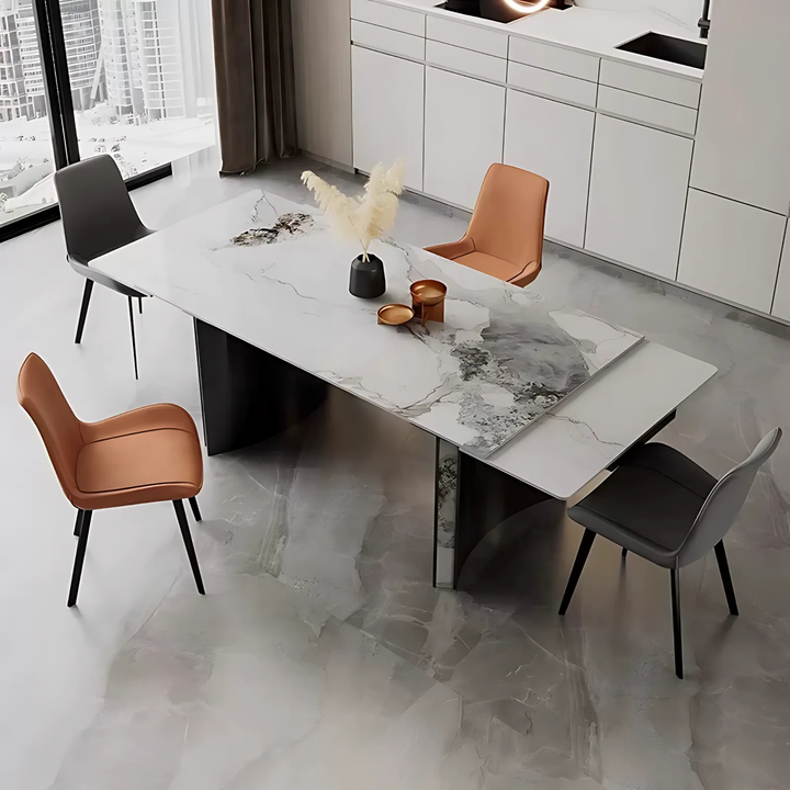 AVANTI Modern Sintered Stone Extendable Dining Table