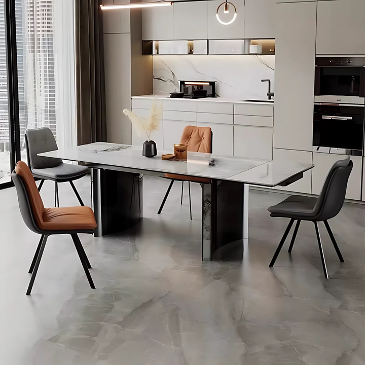 AVANTI Modern Sintered Stone Extendable Dining Table