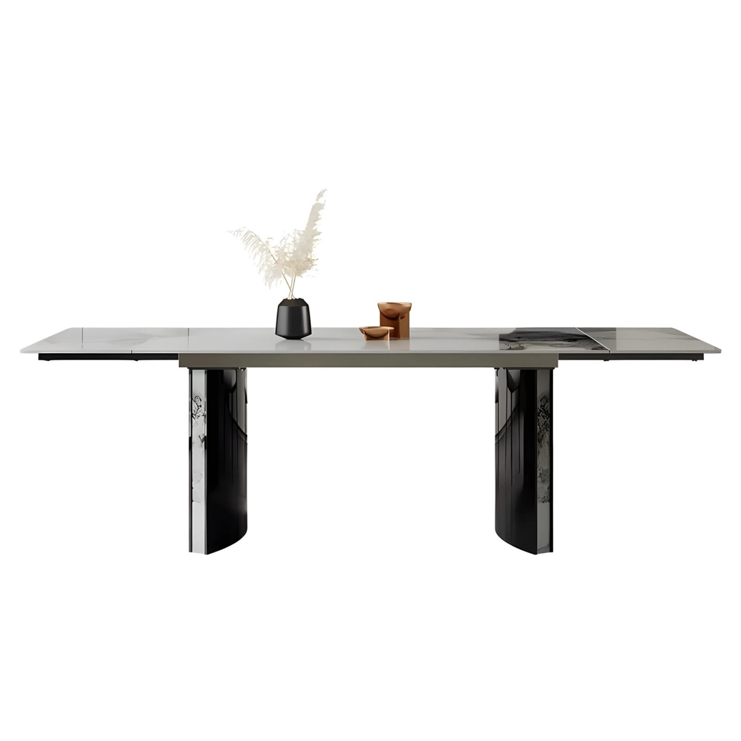 AVANTI Modern Sintered Stone Extendable Dining Table
