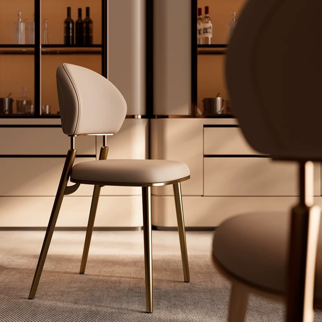AVA Modern Leather Dining Chair