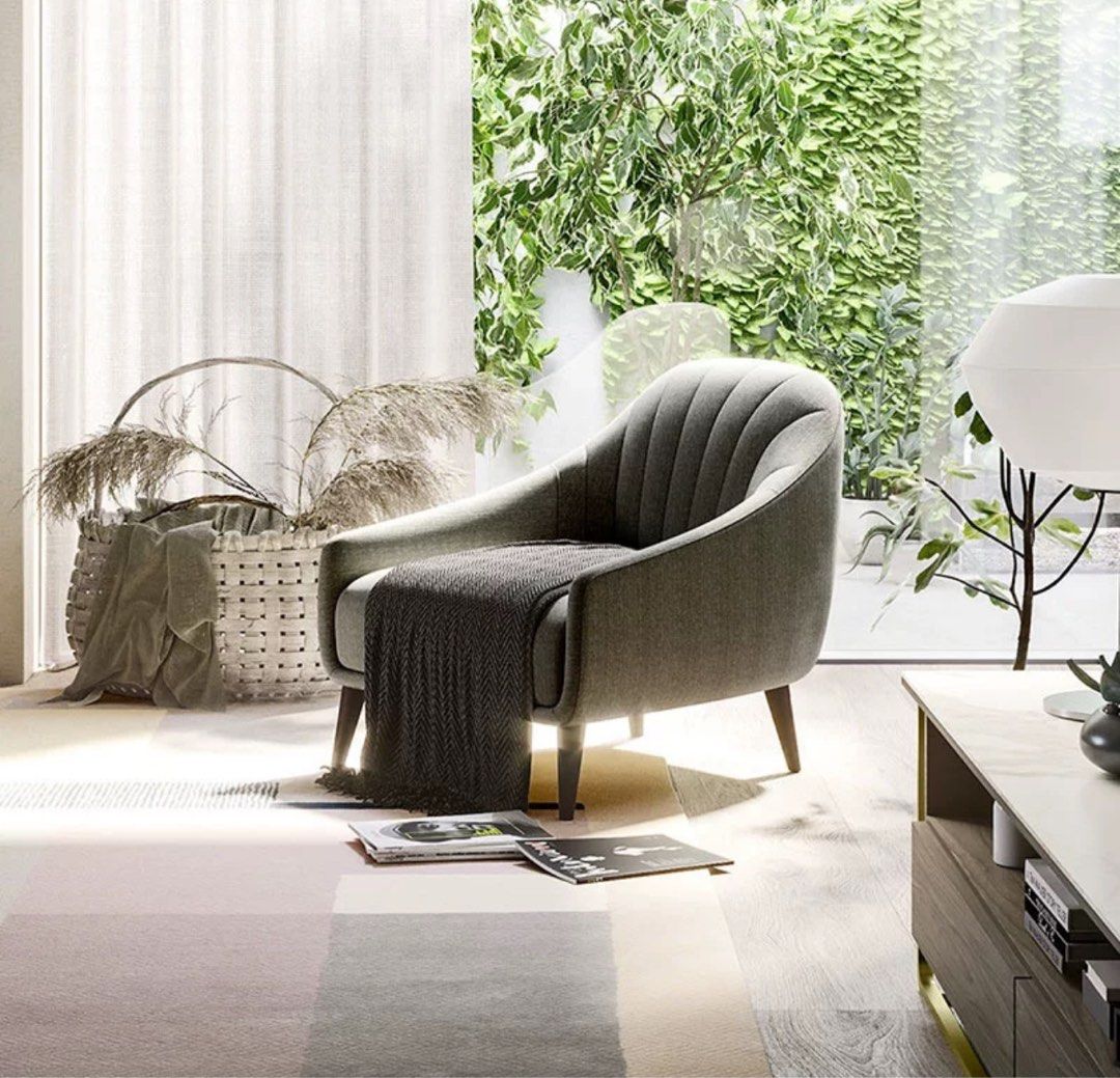 HARMONY Modern Fabric Armchair