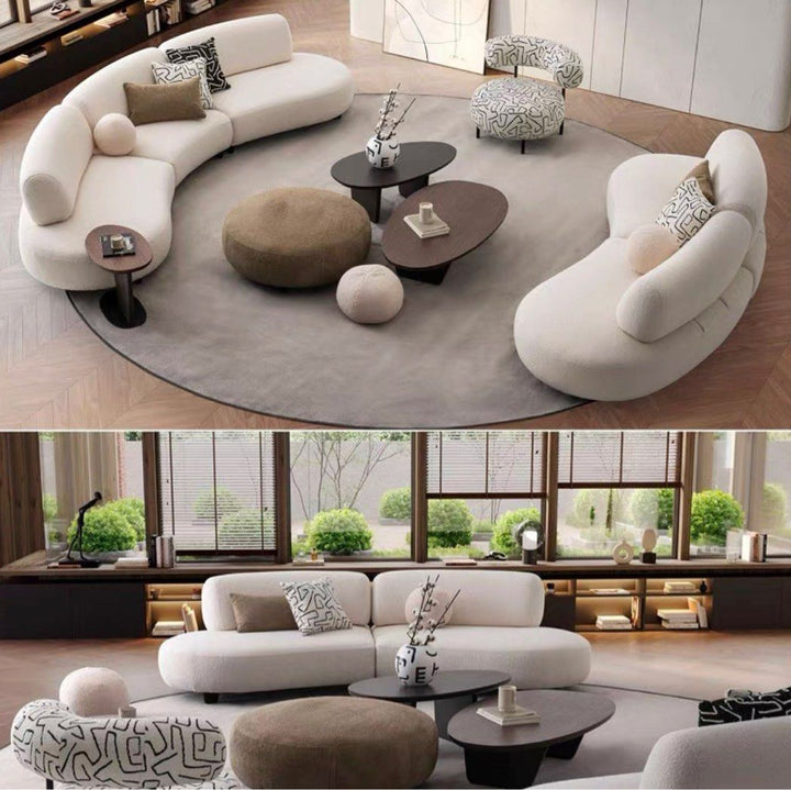 BOKEL Modern Curved Sofa