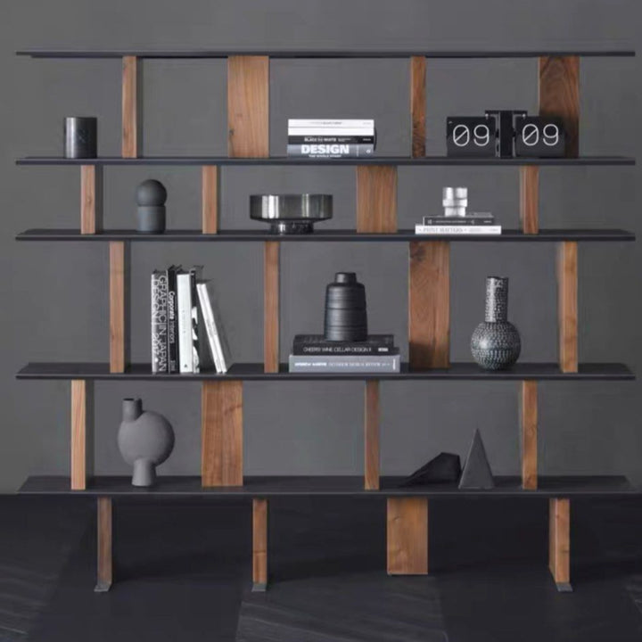 NEIVA Modern Walnut Display Shelf