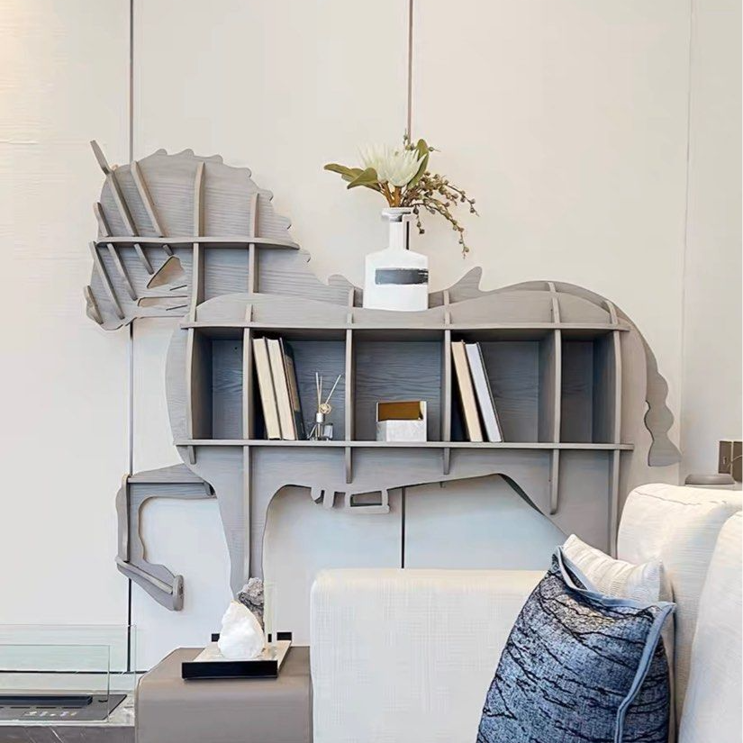 LUMIÈRE Modern Horse Shelf